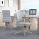 thumbnail image 2 of Silla de trabajo Boss Office Products, totalmente gris, diseño ergonómico, 2 of 8