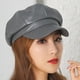 thumbnail image 5 of Sombrero de pintor de taxi de cuero de PU Boina Gatsby Ivy, 5 of 5