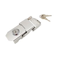 Ioensy - Cerradura Para Maletero Trasero De Motocicleta, Fácil Instalación, De Acero Inoxidable, 12,7 Cm X 5 Cm