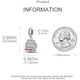 thumbnail image 2 of Charm HONGRUI Plata 925 Tragamonedas 777 para Pulsera, 2 of 3