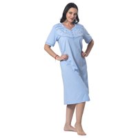 Mon Amour - Camisa Algodón Liso Con Bordado