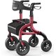 thumbnail image 1 of Andador HOLYHEAL con ruedas de 10" y asiento plegable, 1 of 9