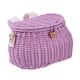 thumbnail image 2 of Cesta Para Bicicleta Para Niños, Cesta Para Ciclismo, Cesta De Almacenamiento Duradera, Cesta Para Manillar De Bicicleta, Color Morado, 2 of 3