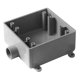 thumbnail image 2 of Caja de enchufe Cantex New Work de 32 pulgadas cúbicas, PVC, 2 bandas, gris, 2 of 2