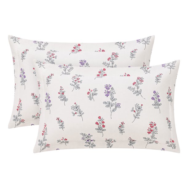 REGALWOVEN 2 Paquete de Fundas de Almohada de Algodón, Fundas de Almohada de Enfriamiento Suave con Cierre de Sobre, Fundas de Almohada para Mujeres y Hombres, Resistente a las Arrugas Color G Queen
