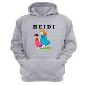 Genérico - Polerón Canguro Niña De Las Montañas Gris Claro Talla S Unisex