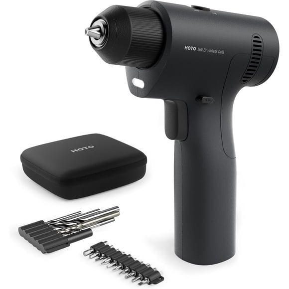 Taladro Inalámbrico HOTO 16V Brushless 50Nm Torque