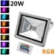 thumbnail image 1 of Foco Proyector Color Led Exterior 20w Rgb Con Control Remoto, 1 of 3