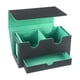 thumbnail image 3 of Caja De Baraja De Cartas Funda Protectora De Tarjetas De Cuero PU Resistente Estuche Para Barajas Estuche Para Cartas Coleccionables Verde, 3 of 4