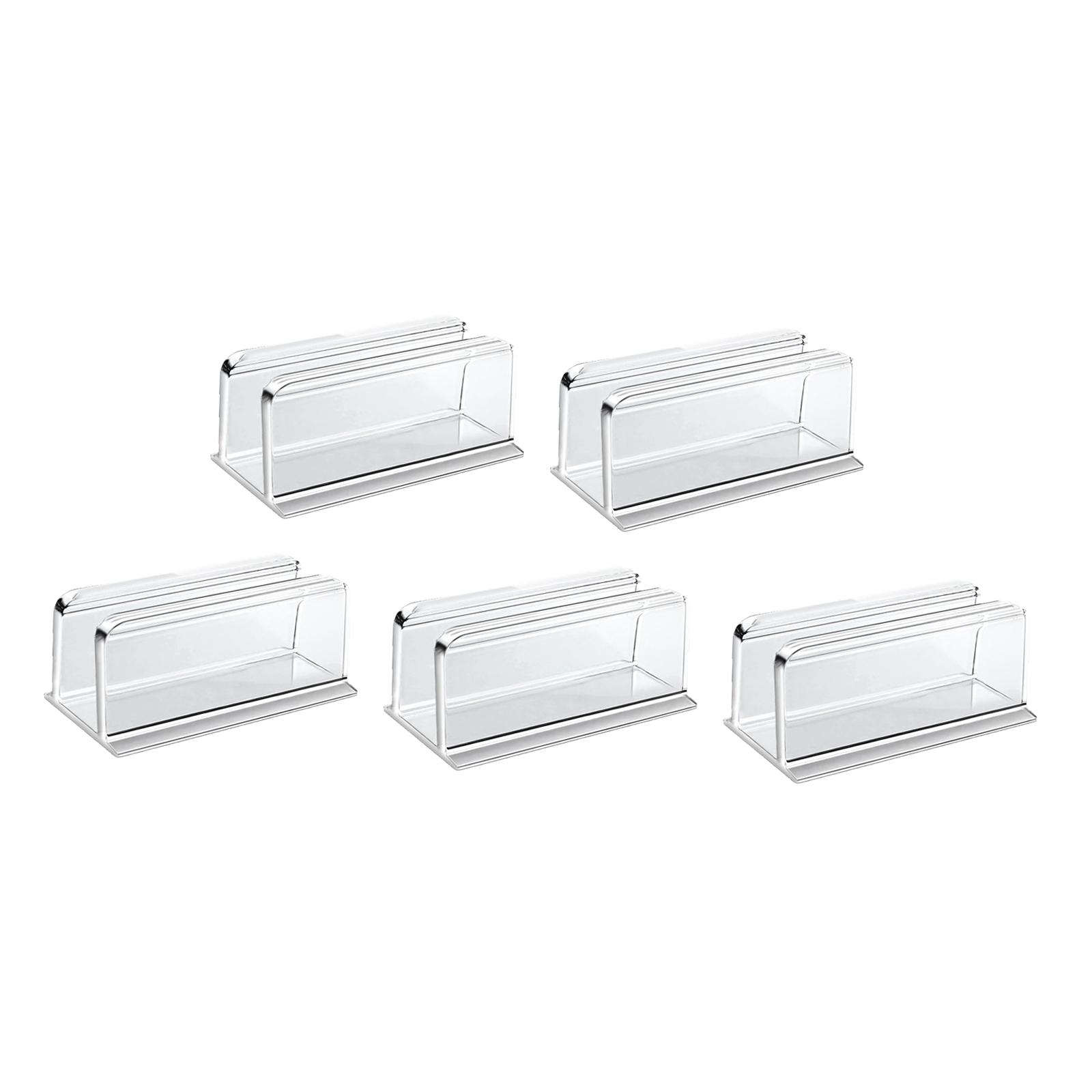 Magideal - 5 Soportes De Montaje Para Luces De Neón, Transparentes, Compactos Y Fáciles De Montar, Para Letreros De Neón, Tiras De Luces Led Flexibles Para Pared
