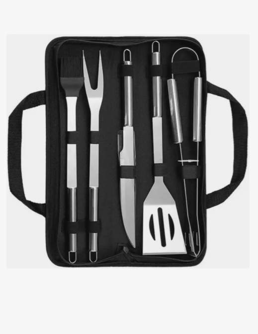 Genérico - Set Parrillero Asado Utensilios Asado Accesorios Parrilla