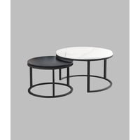 Genérico - Set 2 Mesa Centro Decorativa Auxiliar Hogar Combinada Jhn