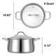 thumbnail image 2 of Olla de caldo Tifanso 7,5 L triple capa, apta para inducción, 2 of 7
