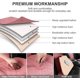 thumbnail image 3 of Fundas de Asiento Sanwom de Cuero PU Rosa - Pack de 2 Impermeables, 3 of 9