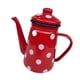 thumbnail image 2 of Hervidor de café esmaltado de 1L, calentador de agua multiusos, jarra de jugo, boquilla estrecha, jarra para agua fría para té, restaurante, fiesta al, 2 of 5