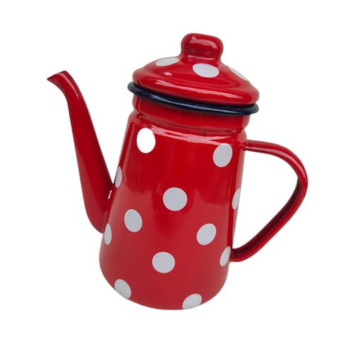 Bothyi - Hervidor De Café Esmaltado A Prueba De Fugas Con Asa De 1000 Ml Para Oficina, Restaurante Y Hogar