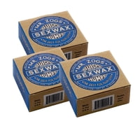 Sex Wax - Cera Sexual Para Tablas De Surf Quick Humps Coconut, 6 Unidades Tropical, Paquete De 3