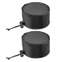 Magideal - 2 Piezas De Cubierta De Ventilación Para Tiendas De Con Accesorios De Banda Elástica, A Prueba De Polvo, Filtro De Conducto De , 4 Pulgadas Negro