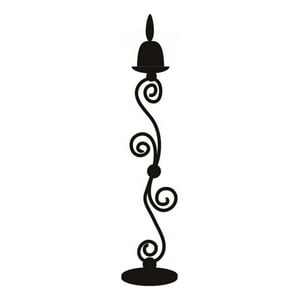 Rienda Libre Graphics - Decomural Swirl Candle Dining Room Kitchen Ws-15177