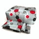 thumbnail image 1 of Plumón Estampado + Funda 1.5 plazas / Círculos Negro Rojo – Key Home, 1 of 3