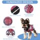 thumbnail image 3 of Traje De Recuperación Posquirúrgica Para Perro Rosa A Cuadros Talla Mediana, 3 of 5