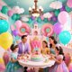 thumbnail image 5 of Globos zheiuyjie 12 pulgadas multicolores – Kit de fiesta con casa de gato y donas, 5 of 6