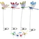 thumbnail image 1 of Clip libélula 3D falso mejorado sombrero plástico estacas colibrí decoración estaca jardín 8, 1 of 6
