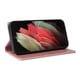 thumbnail image 2 of Funda Billetera de Cuero para Samsung Galaxy S21 Ultra con Tarjetero y Soporte - Tapa Magnética Rosa, 2 of 6