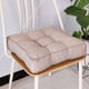 thumbnail image 1 of Xiao Hua Cojín de Silla de Algodón y Lino Gris Claro -1 Pieza, Cojín de Asiento Cuadrado Sólido de 17.72 X 17.72 X 3.54 Pulgadas, Cojín de Silla de Oficina con Relleno de Algodón, Decoración, 1 of 4