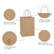 thumbnail image 5 of Bolsas De Regalo Dream Kraft Brown Paper 13 3 X 7 6 X 20 3 Cm 100 Unidades, 5 of 6