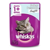 Alimento Húmedo Gato Adulto Jelly Sabor Pescado Pouch 85 G Whiskas