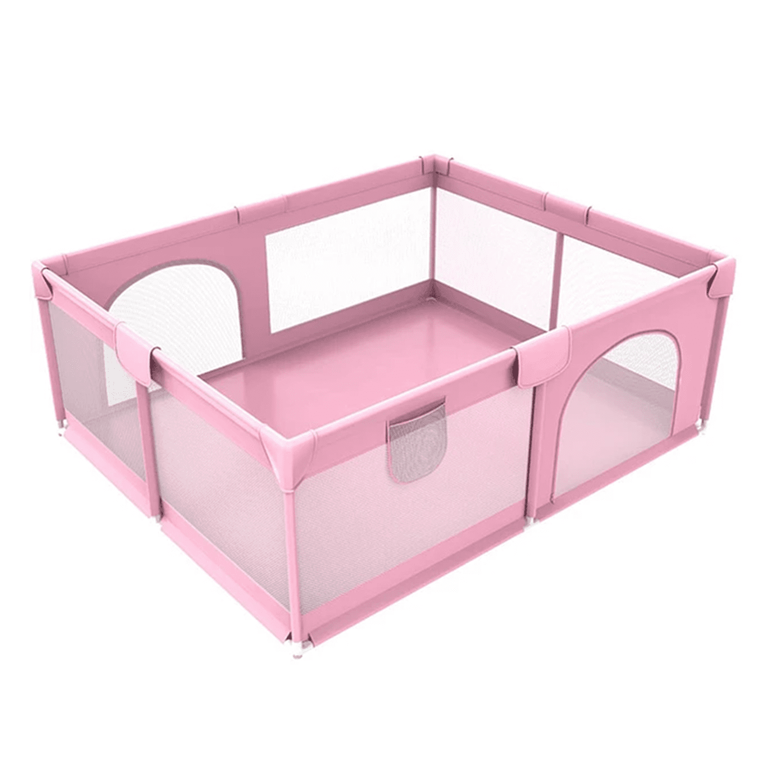 Mundo Online - Corral De Seguridad Bebe Rectangular 180 Cm Rosado