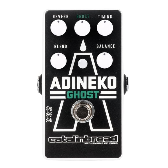 Pedal de retardo analógico Catalinbread Adineko Ghost con reverberación