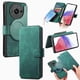 thumbnail image 1 of Funda Billetera Magnética para Realme 11 Pro Soporte Tarjetas Desmontable Verde, 1 of 6