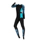 thumbnail image 3 of Traje De Neopreno De Cuerpo Entero Una Pieza Protección Solar Mujer Natación Azul Estampado XXL, 3 of 5