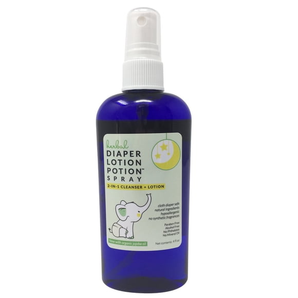 Loción para pañales, poción, protector contra la dermatitis del pañal, 2 en 1, 120 ml, en aerosol