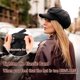 thumbnail image 3 of SIGGI Mujeres Lana Newsboy Gora Invierno Otoño Boinas Viso Cloche Cabbie Hat fo Lady Suave Forrado Cdefee, 3 of 6