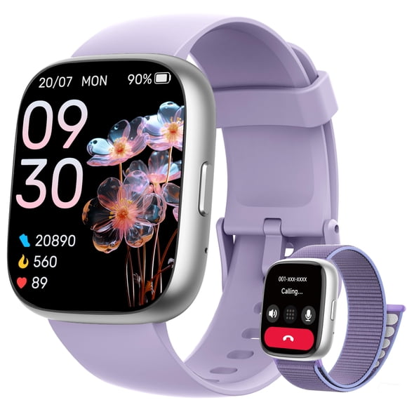 Reloj inteligente LODIMEKE 2026 mejorado de 44 mm con 2 correas, Alexa e IP68