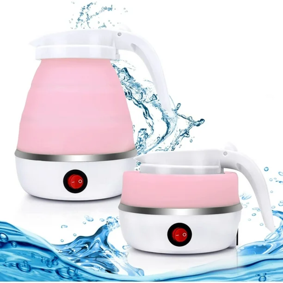 Genérica - Mini Hervidor Portátil Plegable Recargable Camping