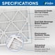 thumbnail image 3 of Filtro de aire HVAC Glasfloss ZL 15,5 x 24,5 x 4,5 cm MERV 10, paquete de 12, 3 of 7