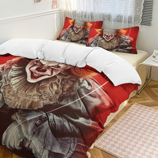 Pennywise 3-Piece Bedding Set Soft Warm And Comfortable Bed Set