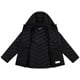 thumbnail image 4 of Chaqueta de invierno Reebok para niñas, resistente a la intemperie, con capucha, negra, 7-8, 4 of 7