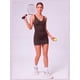 thumbnail image 2 of Vestido modelador de lycra para tenis cafe Talla L, 2 of 4