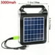 thumbnail image 4 of 1pc Portable 6V Rechargeable Solar Panel Power Storage Generator System USB Charger With Lamp Lighting Home Solar Energy System Kit, 4 of 5
