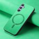 thumbnail image 4 of Magnetic Slim Case for Samsung Galaxy A54 with Camera Guard & Anti-Scratch Back Green, 4 of 6