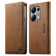 thumbnail image 1 of Funda Billetera de Cuero para [Xiaomi Redmi Note 13 Pro 4G], Bloqueo RFID, Tarjetas y Soporte Marrón, 1 of 5