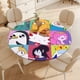 thumbnail image 4 of Hora De Aventura theme Fitted Round Tablecloths Elastic Edged Table Covers Waterproof Table Cloth For Kitchen Holiday Party Tables Decor 120cm, 4 of 6