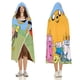 thumbnail image 3 of Hora de Aventura Manta Capa con Capucha Anti-Bolitas, Manta de Lana Ártica Suave, Manta Portátil de Felpa Ligera y Lujosa, Poncho para Siesta en Casa y Oficina, 100*130cm, 3 of 6
