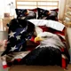 thumbnail image 1 of v2747 Bed Sheets Eagle Duvet Cover Set Polyester Bedding for Boys Teens Adults King Queen Size Grey White Duvet Cover Bed Set Quilt Cover 3-Piece Bedding Set (1 Duvet Cover + 2 Pillow Shams) Bed Sheet, 1 of 5