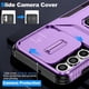 thumbnail image 3 of Funda Armada para Samsung Galaxy A16 con Tapa Deslizante y Soporte Magnético Giratorio Morado, 3 of 5